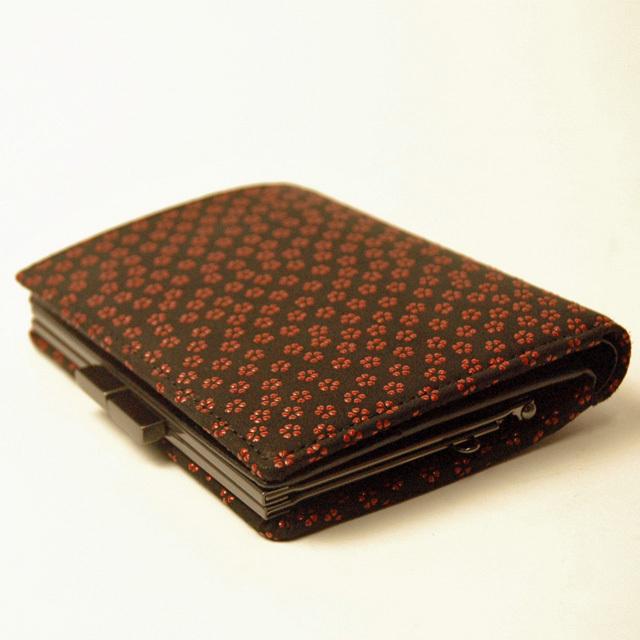 印傳屋（INDEN-YA） 印伝 財布 二つ折り レディース 日本製 鹿革 甲州