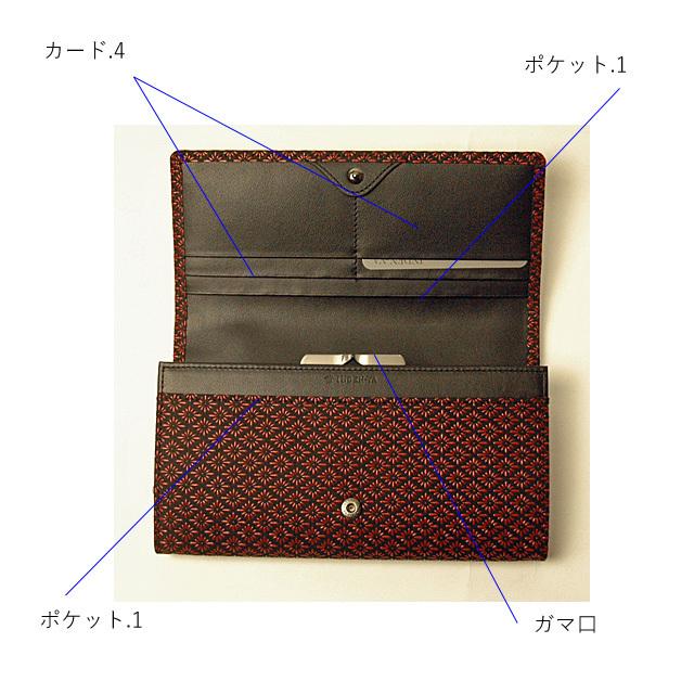 印傳屋（INDEN-YA） 印伝財布 長財布 財布 レディース 印伝屋 日本製