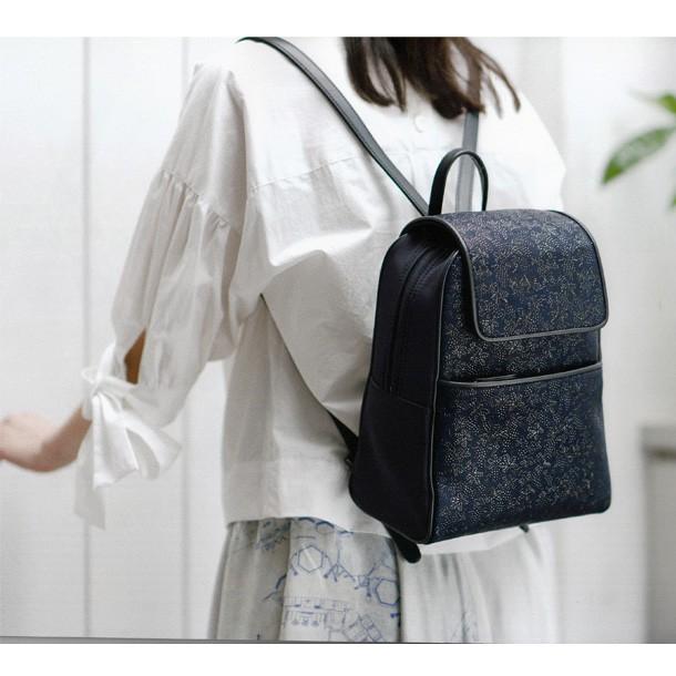 印傳屋（INDEN-YA） 印伝リュックサック 印伝屋 印伝ショルダーバッグ