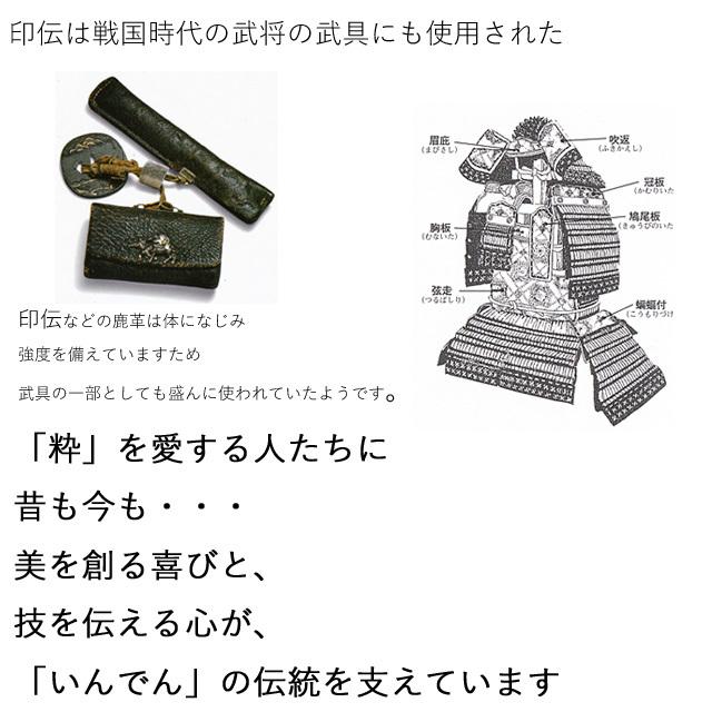 印傳屋（INDEN-YA） 印伝 スマホケース スマホポシェット