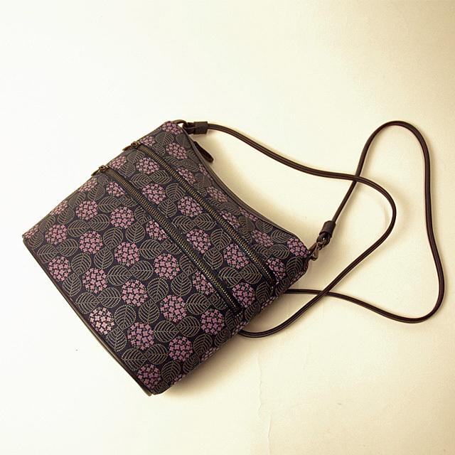 印傳屋（INDEN-YA） 印伝 ショルダーバッグ レディース みその 鹿革 漆