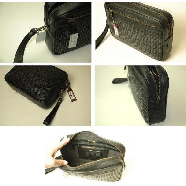 印傳屋（INDEN-YA） 印伝セカンドバッグ 印伝屋 印伝バッグ メンズ