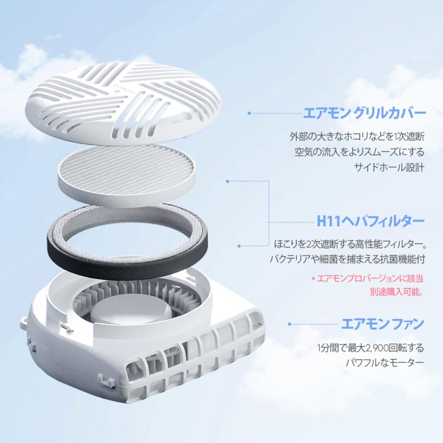 【エアモンエア Air】クールシートマットエア ベビーカーマット チャイルドマット 送風 冷却 出産祝い 接触冷感 旅行_11