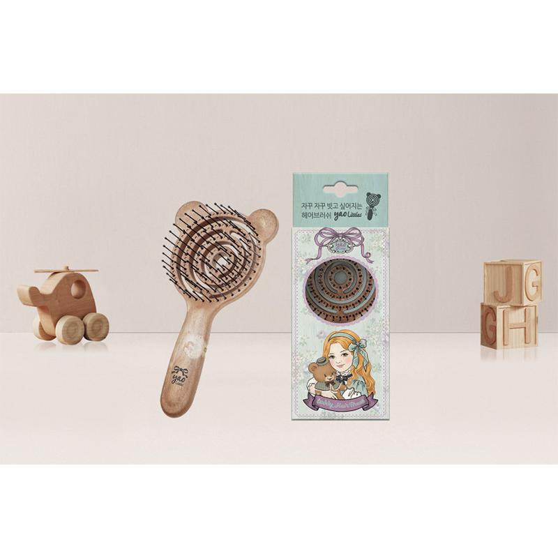 YAO ヘアブラシ 頭皮管理 絡みにくい ヘア管理 簡単に頭皮と髪のダブルケア ダメージヘアケア YAO ヘアブラシ クマ LWT