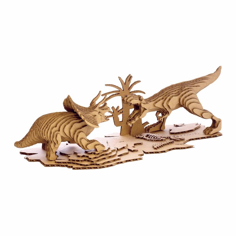 コンタモバトル ペーパークラフト 重ねて作る立体アート 工作 コンタモ 恐竜シリーズ プレゼント 夏休み 工作 自由研究 |  | 03