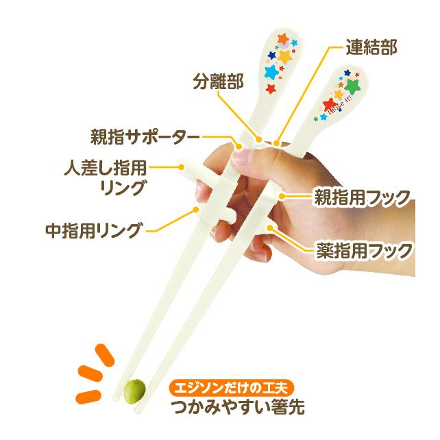 エジソンのお箸キッズ用 Kid S 子供箸 マイ箸 カトラリー 子供用箸 正しい使い方 新学期 入園 矯正箸 入学 トレーニング箸 子供用食器矯正漫画トレーニングチョップb Foirephoto Bievre Com