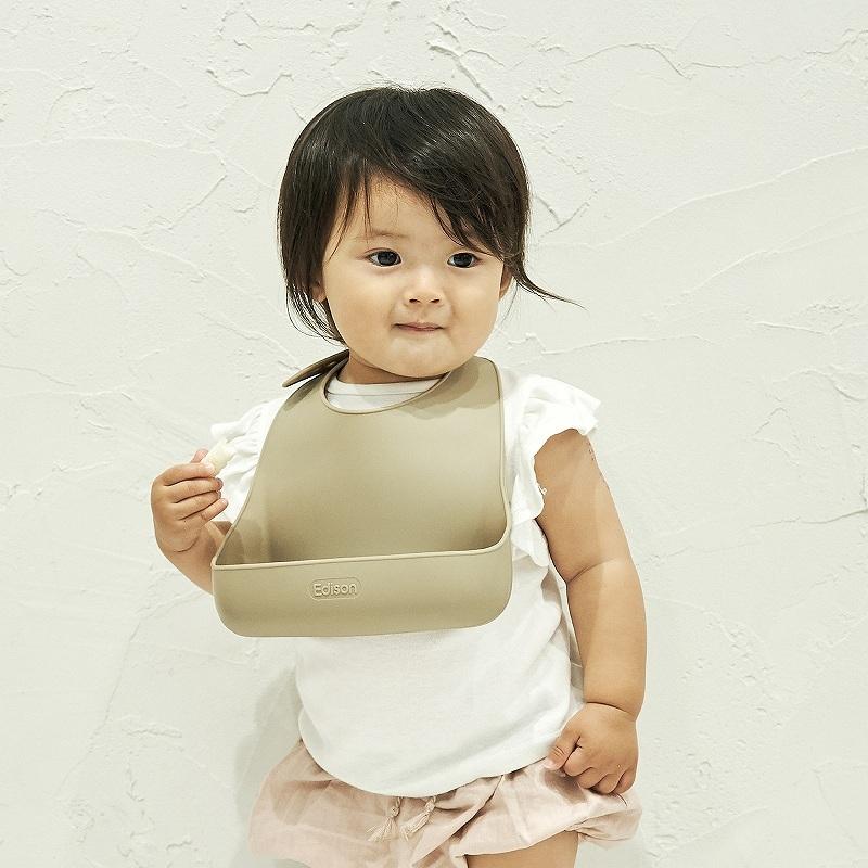 シリコンお食事3点セット】 ボウル コップ エプロン ベビー食器