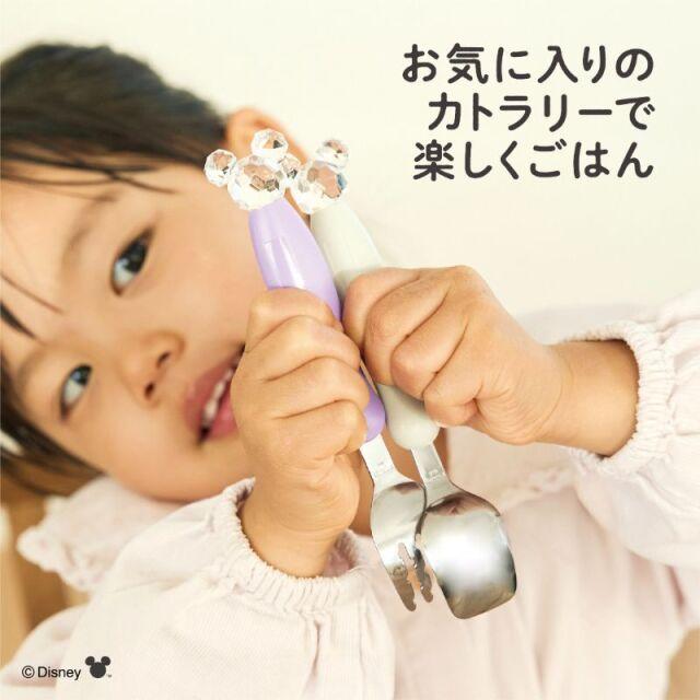 EDISONmama エジソンママ 【ミッキークリスタル】 フォークスプーン