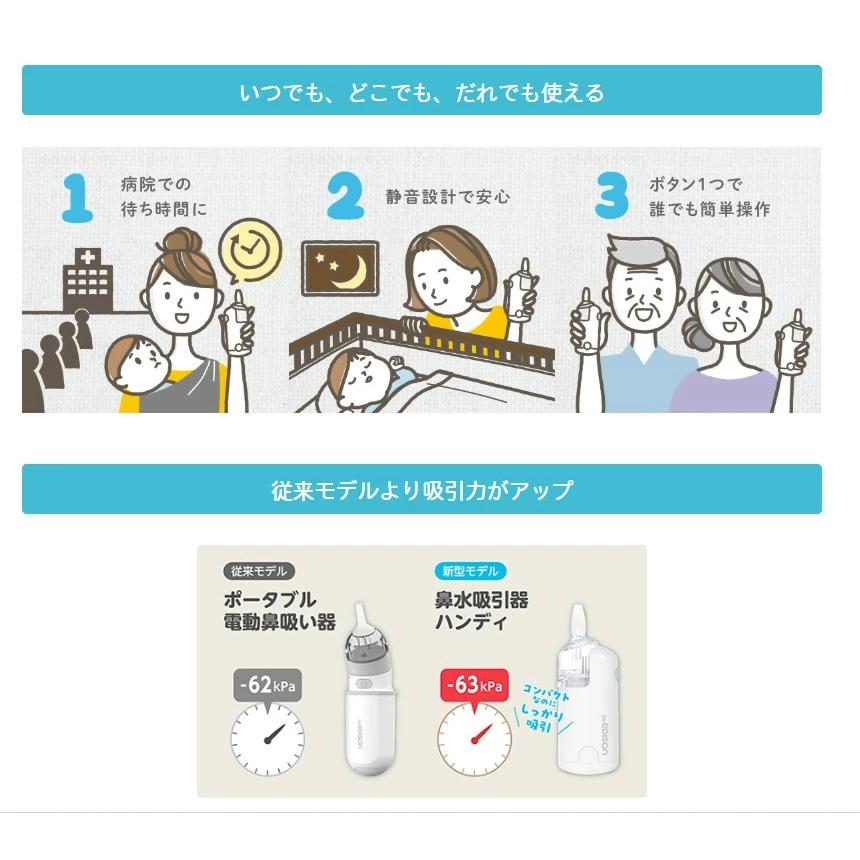 Dr.EDISON ドクターエジソン エジソン 鼻水吸引器【電動鼻水吸引器ハンディ】鼻水吸い 鼻水吸い機 電動 鼻みず取り器 赤ちゃん 鼻詰まり 鼻風邪 花粉症 花粉 |  | 12
