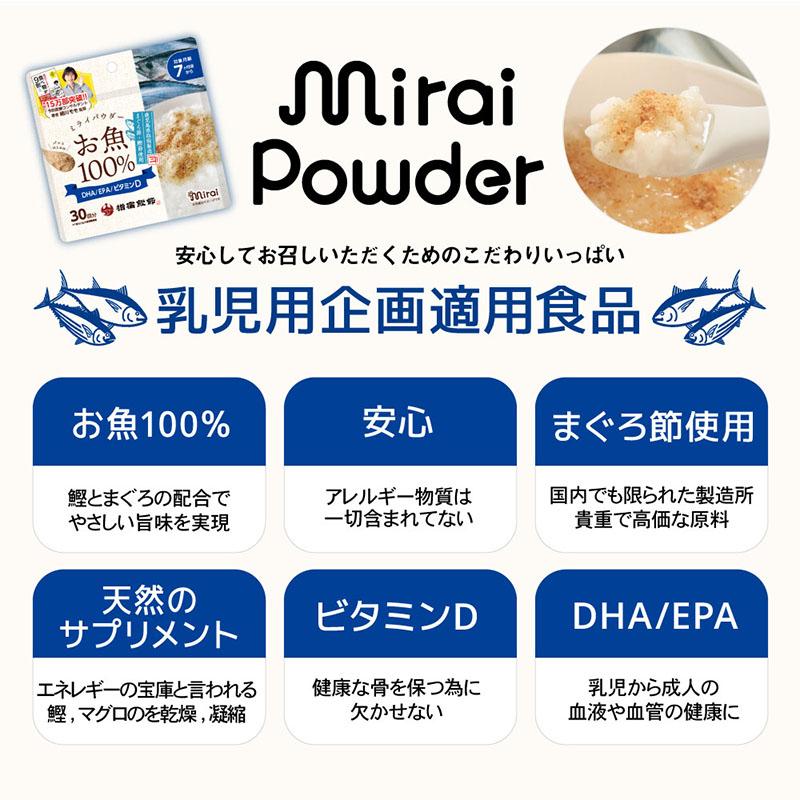 ミライパウダー 【4種セット】 離乳食 7ヶ月 離乳食中期 ベビーフード