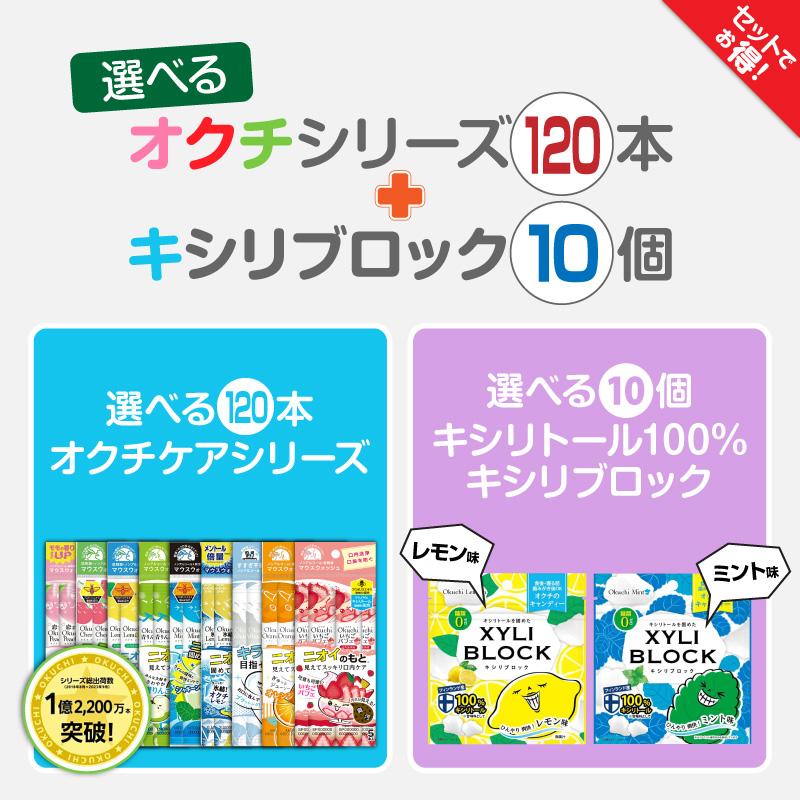 オクチシリーズ 【選べる120本+選べるキシリブロック10個】 マウス