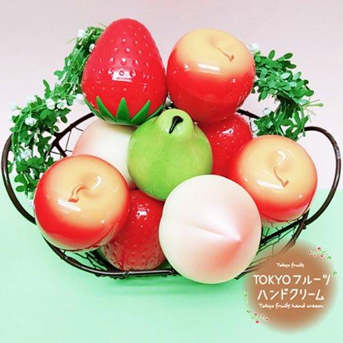 送料無料】TOKYO フルーツ ハンドクリーム 30g イチゴ/リンゴ/モモ
