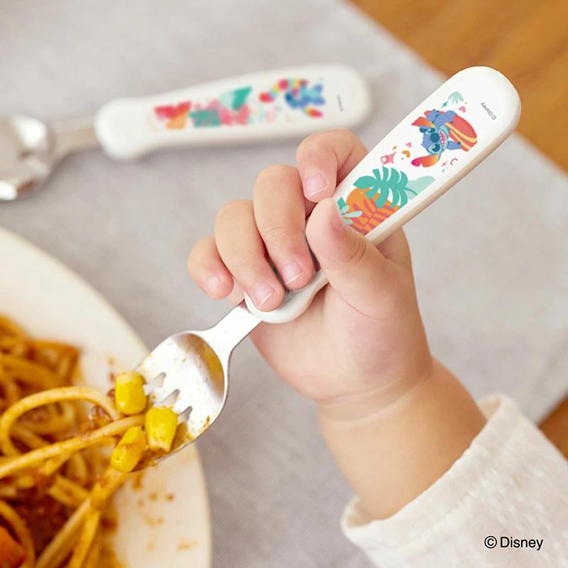EDISONmama フォーク&スプーン 【スティッチケース付】 ベビー食器