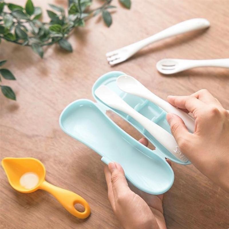 EDISONmama エジソンママ 離乳食フォークスプーン 5本セット 【これ