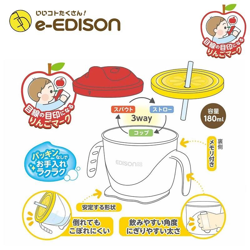 送料無料 エジソンママ はじめてのコップ飲みをサポート ごくごくトレーニングコップセット ストロー スパウト付き ベビーコップ マグ Baby キッチン Gokugokucup いいコトたくさん イーエジソン 通販 Yahoo ショッピング