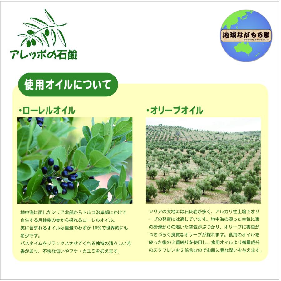 アレッポの石鹸 ノーマル ／ オリーブオイル90％＆ローレルオイル10％ 売れ筋商品 アレッポ 石けん |  | 03
