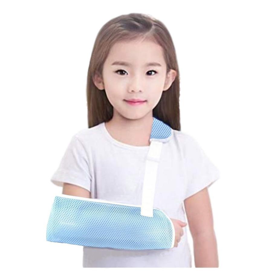 子供用 腕つりサポーター アームホルダー サイズ調整ベルト付き 通気良好メッシュ しっかり固定 |  | 07