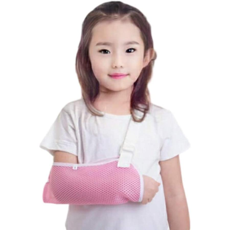 子供用 腕つりサポーター アームホルダー サイズ調整ベルト付き 通気良好メッシュ しっかり固定 |  | 08