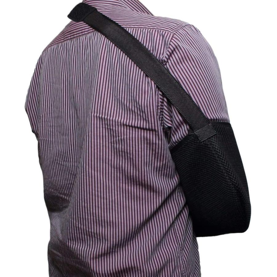 腕つりサポーター 腕の骨折・脱臼時のギブス固定 メッシュ繊維 通気性良好 アームホルダー フリーサイズ ブラック |  | 05