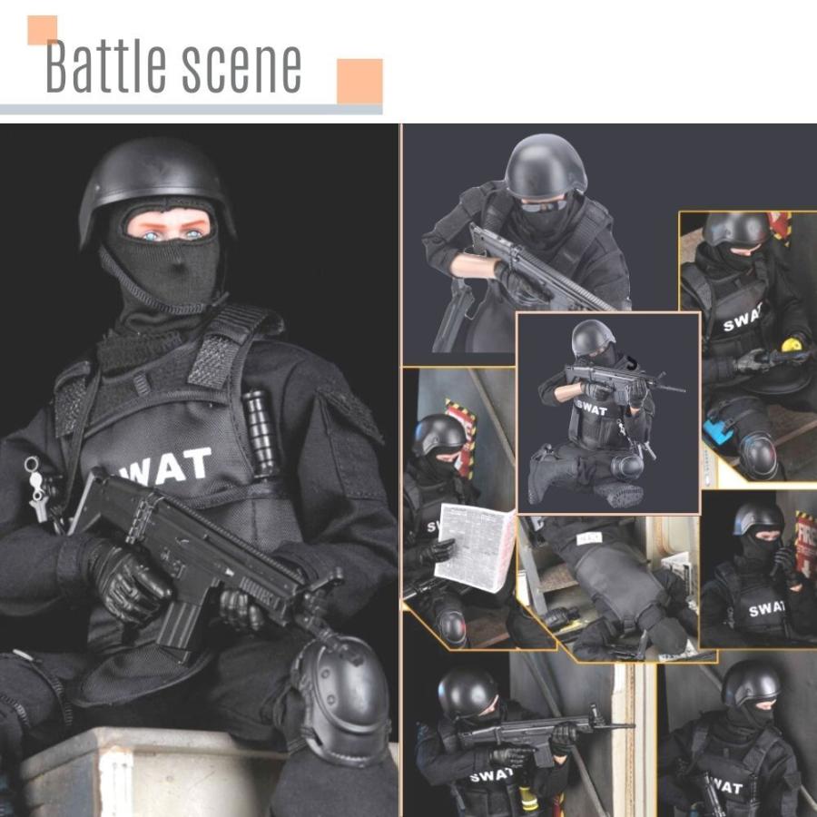 1:6スケール 可動関節30か所 特殊部隊SWAT 完全装備セット 1:6スケール 可動関節30か所 特殊部隊SWAT 完全装備セット