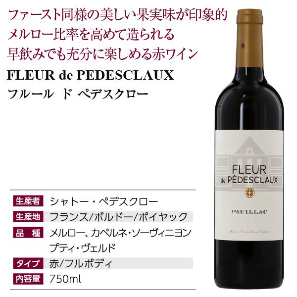 赤ワイン フランス ボルドー フルール ド ペデスクロー 2018 750ml 格付け第5級セカンド｜e-felicity｜04