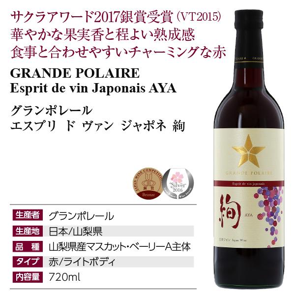 グランポレール 赤ワイン 国産 スタンダード シリーズ エスプリ ド