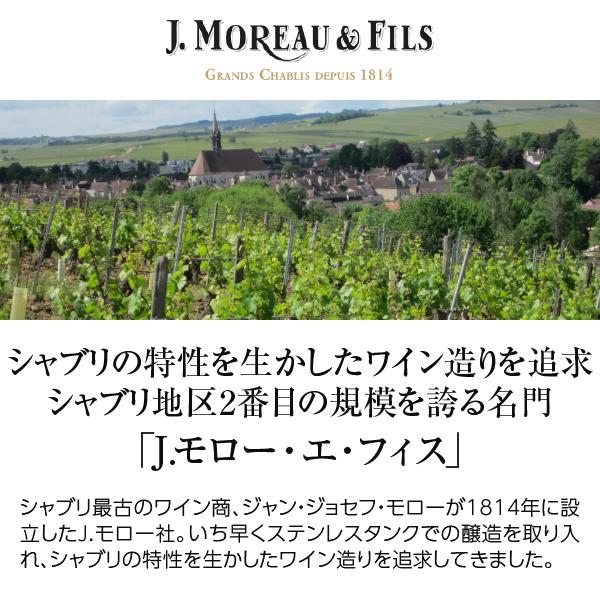 白ワイン フランス ブルゴーニュ J.モロー エ フィス シャブリ 2021 750ml｜e-felicity｜02