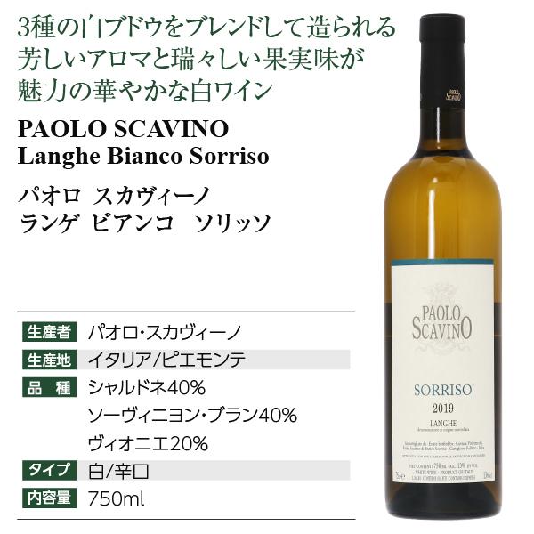 白ワイン イタリア パオロ スカヴィーノ ランゲ ビアンコ ソリッソ 2022 750ml｜e-felicity｜04