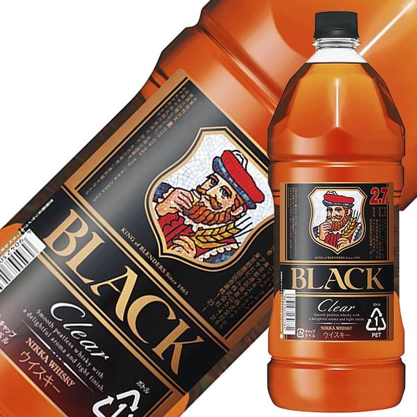 ウイスキー ブラックニッカ クリア 37度 2700ml(2.7L) ペットボトル 洋酒 包装不可