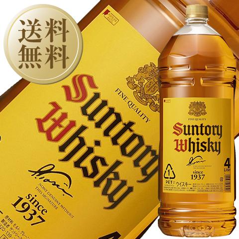 ウイスキー サントリー 角瓶 40度 4000ml（4L） ペットボトル 洋酒 