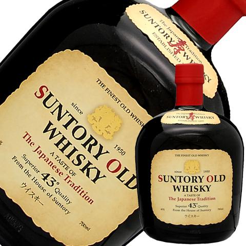 サントリーウイスキー オールド ウイスキー 43度 箱なし 700ml サントリーウイスキー オールド ウイスキー 43度 箱なし 700ml