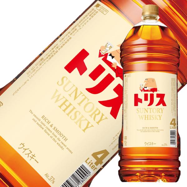 トリス サントリー ウイスキー 37度 4000ml （4L） ペットボトル 洋酒