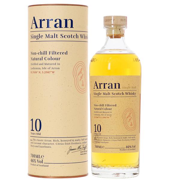 ウイスキー アラン モルト 10年 46度 並行 円筒箱付 700ml 包装不可 シングルモルト 洋酒 Whisky