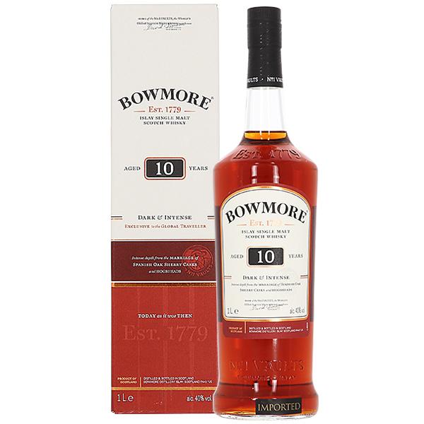 ボウモア ウイスキー 10年 ダーク＆インテンス アイラ シングルモルト