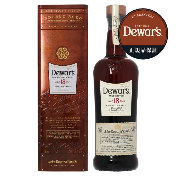 デュアーズ18年、箱付き、内容量750ml デュワーズ 18年 750ml【ウイスキー】 ウイスキー 通販 | ビックカメラ.com