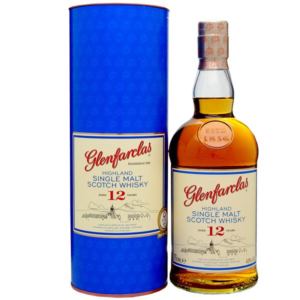 ウイスキー グレンファークラス 12年 43度 並行 円筒箱付 700ml 包装不可 シングルモルト 洋酒 バースデー 記念日 ギフト 贈物 お勧め 通販