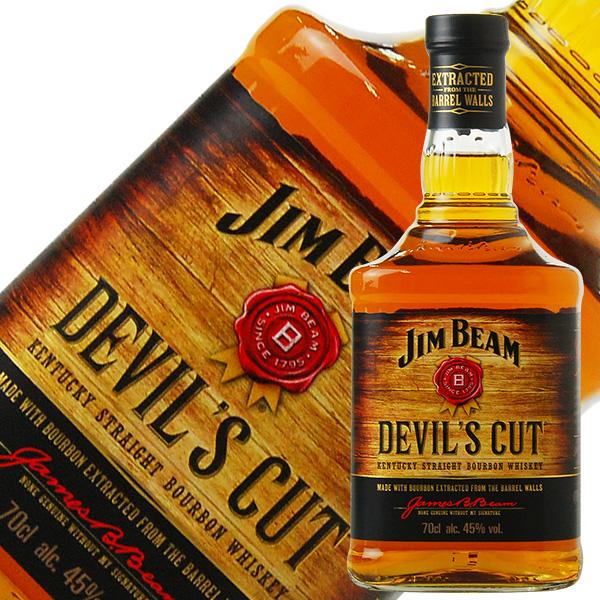 ウイスキー ジム ビーム デビルズカット 45度 正規 箱なし 700ml バーボン 洋酒 | ジムビーム