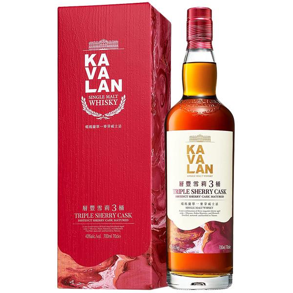 w*0様 【KAVALAN カバラン トリプルシェリーカスク 箱付 2本セット】 ウイスキー カバラン トリプル シェリー カスク シングルモルト 正規