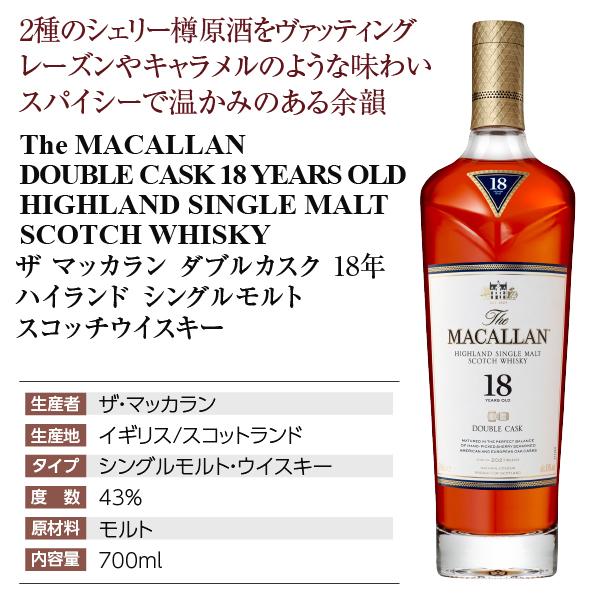 ウイスキー ザ マッカラン ダブルカスク ハイランド シングルモルト