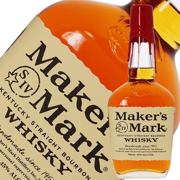 古酒Maker's Mark ウイスキー 45% Maker's Mark ウイスキー メーカーズマーク 45度 箱なし 700ml