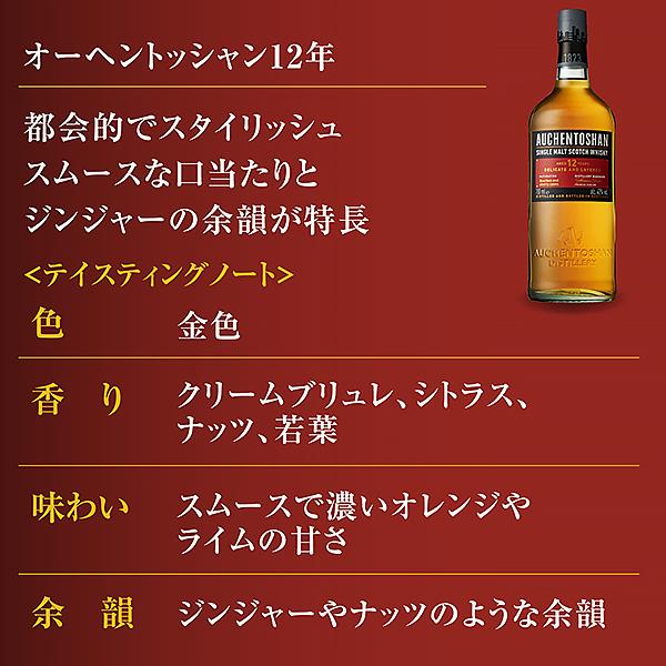 シングルモルトの歩き方 ウイスキー オーヘントッシャン 12年 3WAYコースター付セット 40度 箱付 700ml シングルモルト 洋酒｜e-felicity｜07