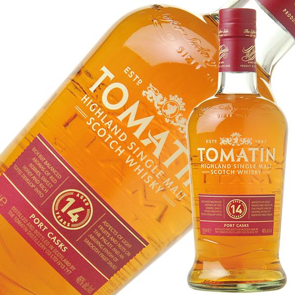 ウイスキー トマーティン 14年 ポート カスク 46度 並行 箱なし 700ml