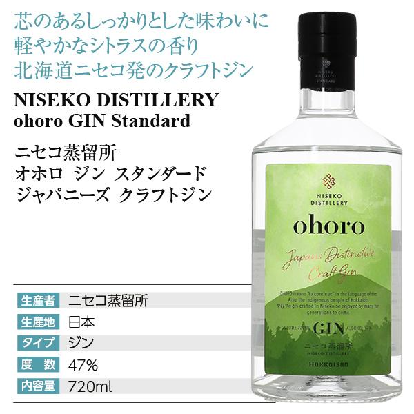 オホロ（ohoro） ジン スタンダード ジャパニーズ クラフトジン ニセコ