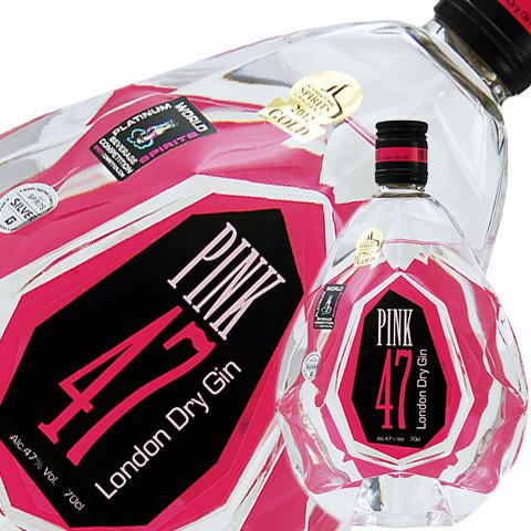 ジン ピンク 47 ロンドン ドライ 47度 700ml スピリッツ 包装不可 6本