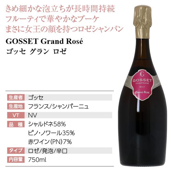 シャンパン フランス シャンパーニュ ゴッセ グラン ロゼ 並行