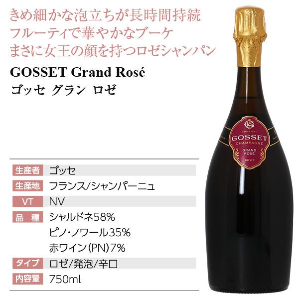 シャンパン フランス シャンパーニュ ゴッセ グラン ロゼ 並行 箱なし
