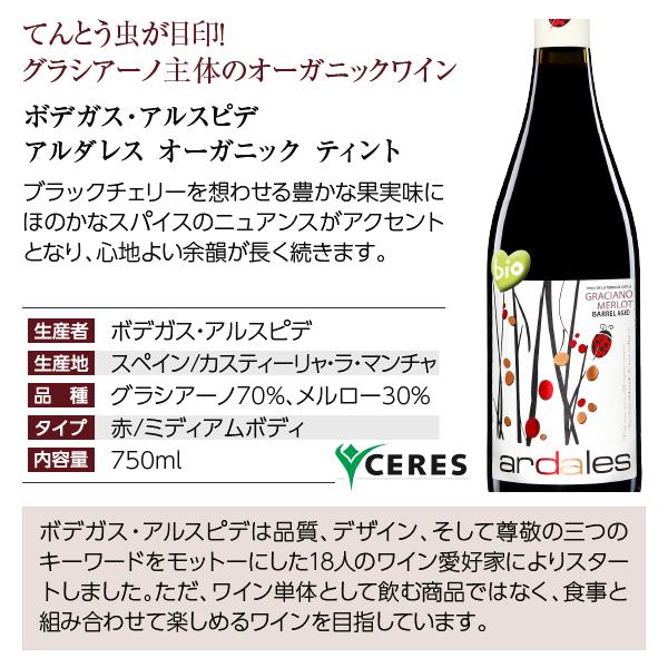 ワインセット 赤・白 ワイン業界でも注目のオーガニックワイン 5本