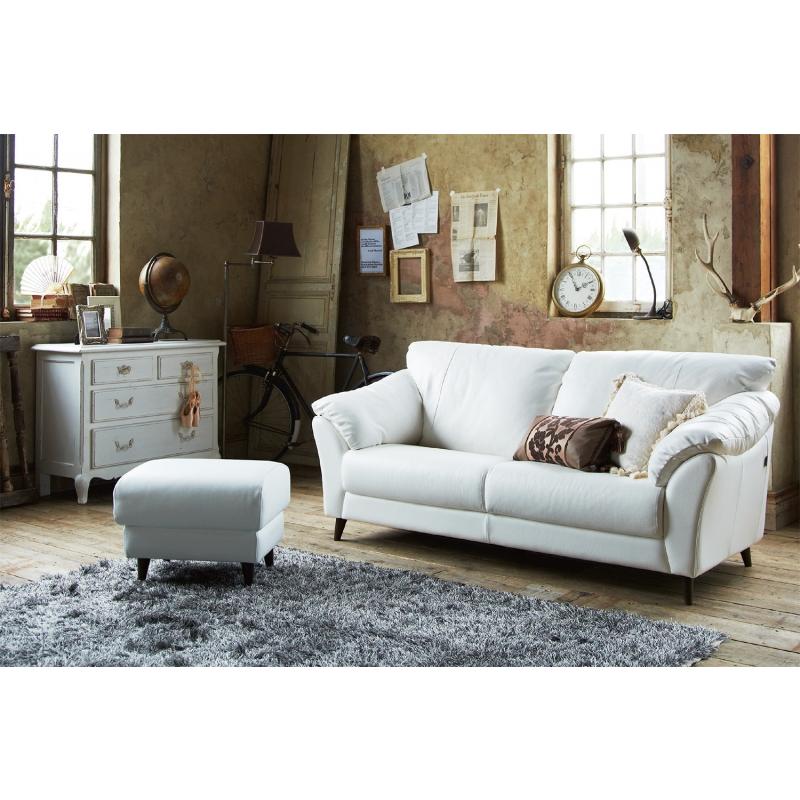 イタリアブランド本革2人掛けソファー