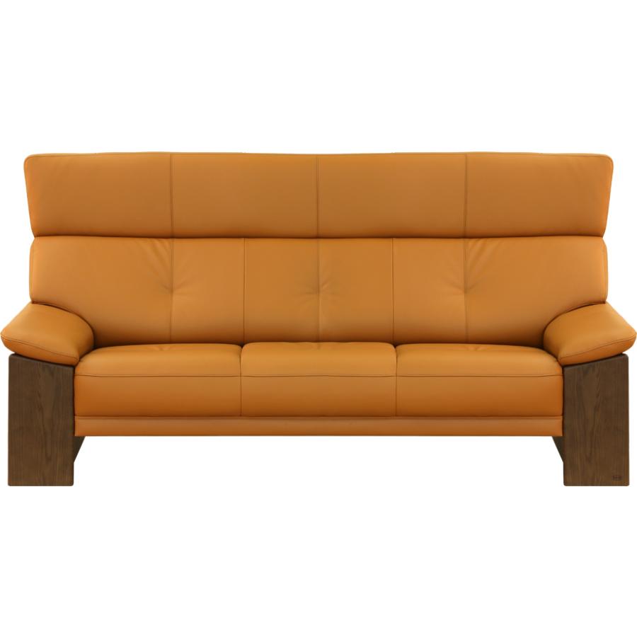 美品　本革ソファ　浜本工芸　WL-2000 浜本工芸】 革張り2人掛けソファ WL-2000 幅162cm 国産家具 | Ohkawa