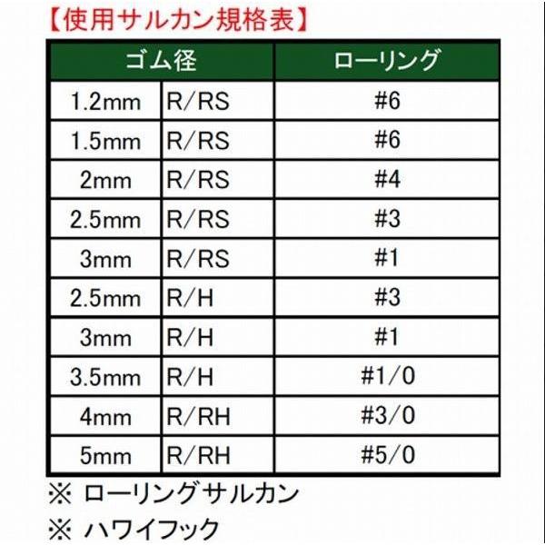 QGRRS21 ゴムヨリトリ R/RS 2mm 1m|e-fishing|02